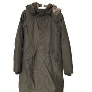 Aritzia Babaton Oscar Parka Olive Green